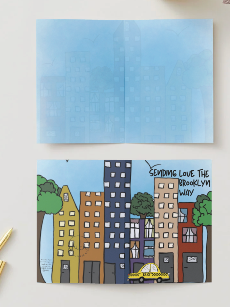 Sending Love the Brooklyn Way Greeting Card