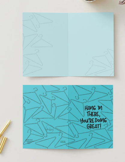 Hang in There, You're Doing Great! — Hand Drawn Encouragement Greeting Card