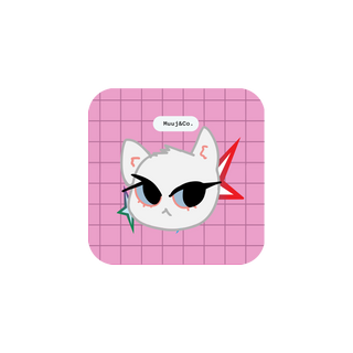 Spoiled Kitty Acrylic Pin