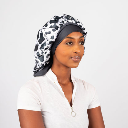 Tie Bonnet | Black Cow
