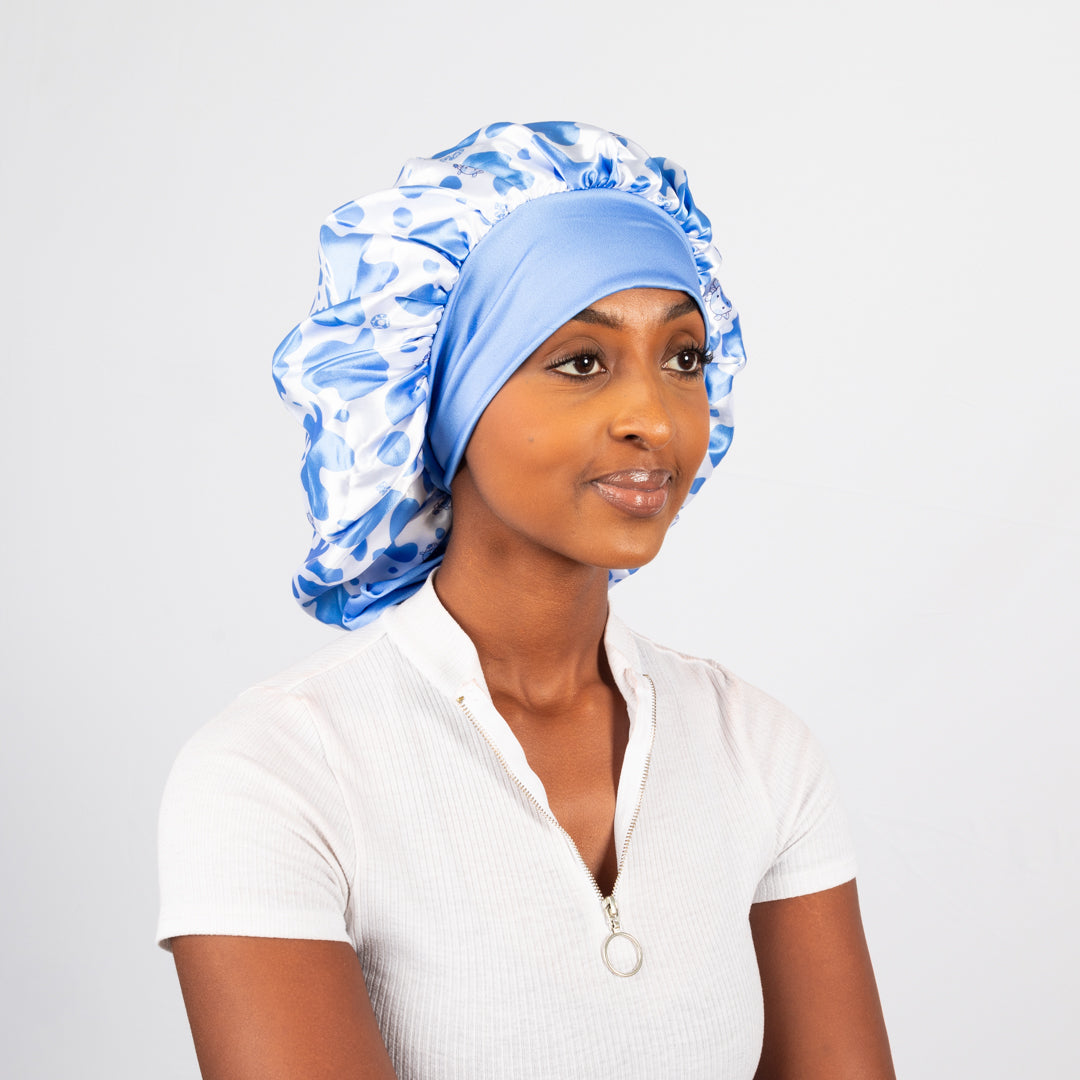 Tie Bonnet | Blue Cow