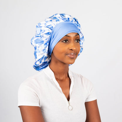 Tie Bonnet | Blue Cow