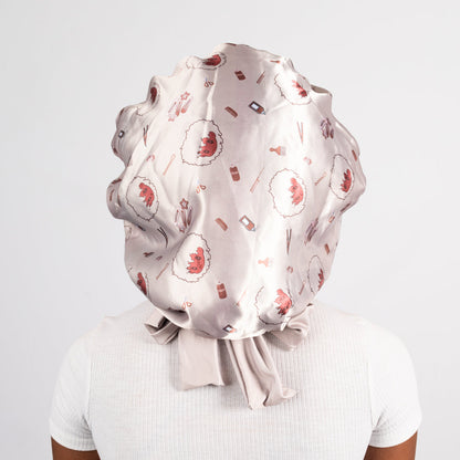Tie Bonnet | Brown Kembeckled