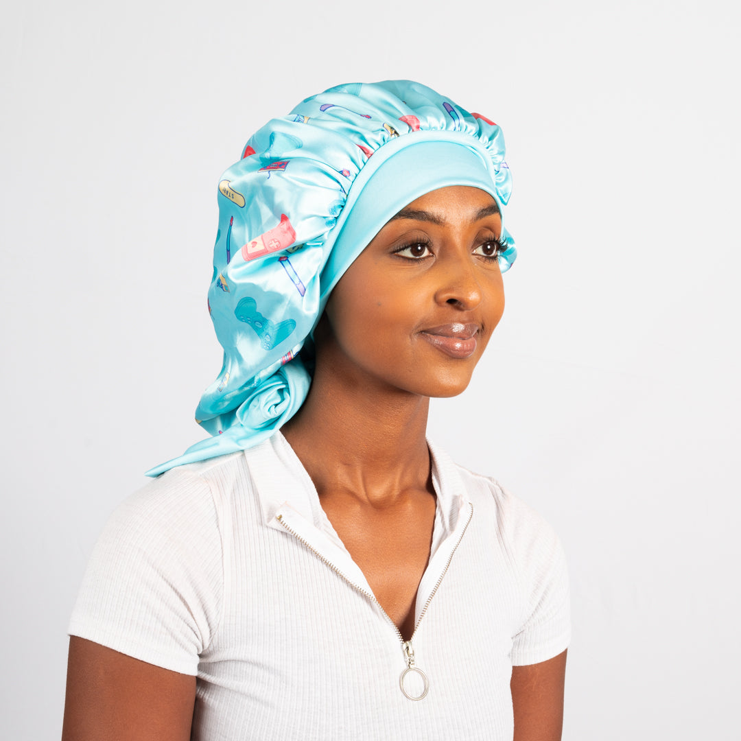 Tie Bonnet | Turquoise Gamer