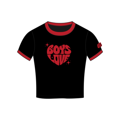 Tee | Boys Love - BLK/RD