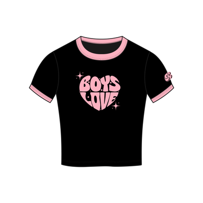 Tee | Boys Love - BLK/PK