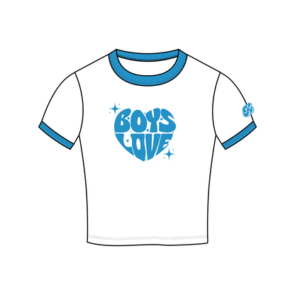 Tee | Boys Love - WH/BL