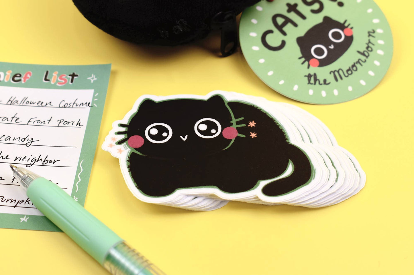“Cats!” Sticker