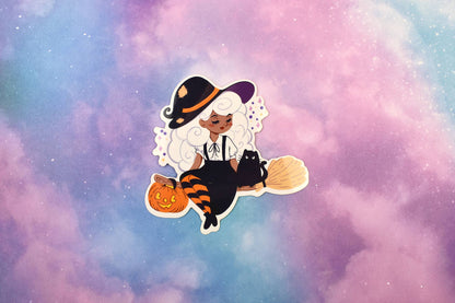 "Black Girl Magic" Witch Sticker