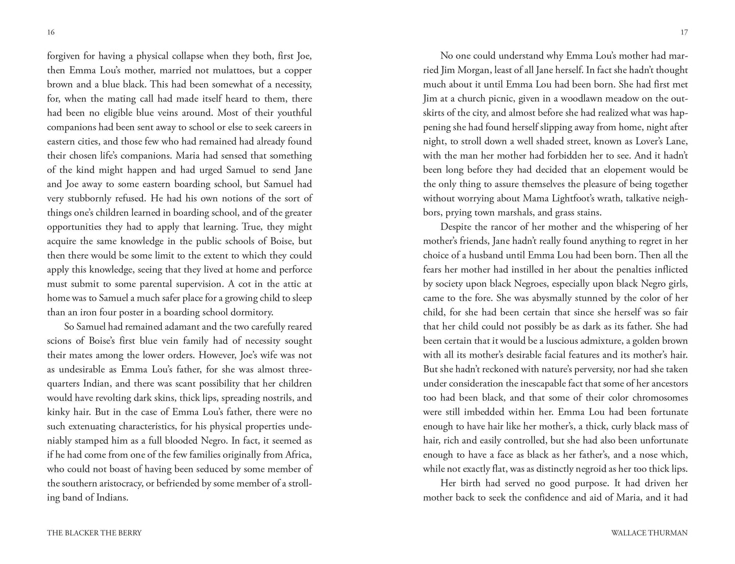 The Blacker the Berry by Wallace Thurman