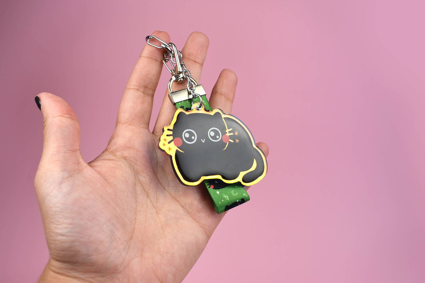“Cats!” Keychain