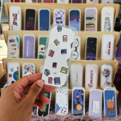 Falling Bookshelf Bookmark