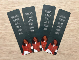 "Black Girl Book and Tea" Bookmark