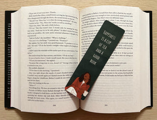 "Black Girl Book and Tea" Bookmark