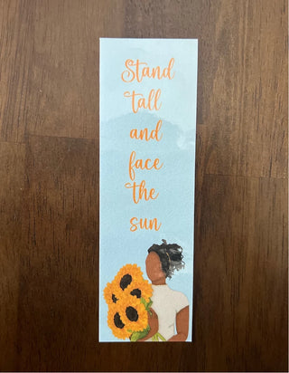 "Sunflower Girl" Bookmark