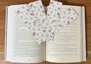 "Floral Bow" Bookmark