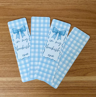 Blue Coquette "In My Bookish Era" Bookmark