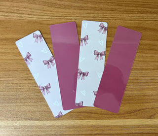 Pink Coquette "Bow and Heart" Bookmark