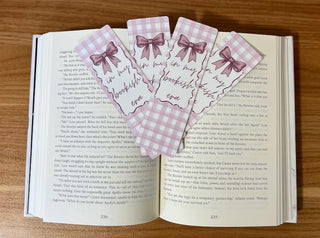 Pink Coquette "In My Bookish Era" Bookmark