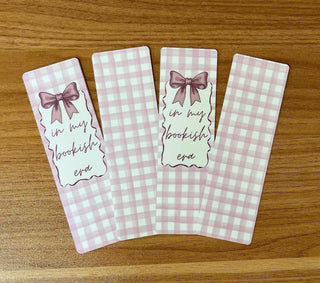 Pink Coquette "In My Bookish Era" Bookmark