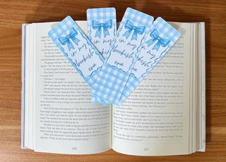 Blue Coquette "In My Bookish Era" Bookmark