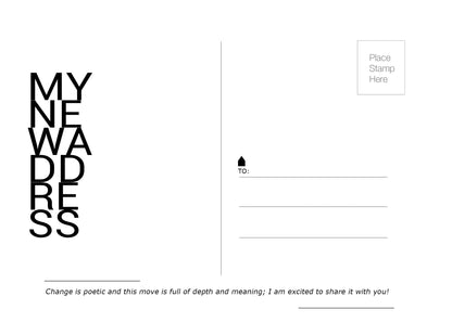 I've Moved! | Postcard Set