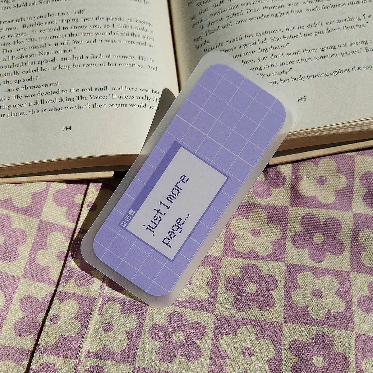 Just 1 More Page Bookmark