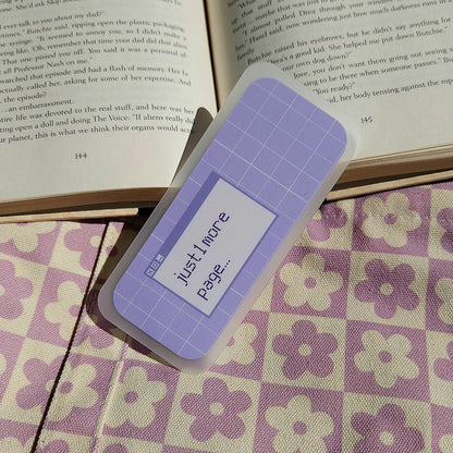 Just 1 More Page Bookmark