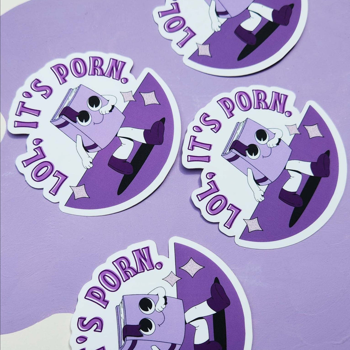 LOL It's Porn Dye Cut Sticker