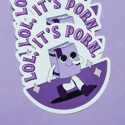 LOL It's Porn Dye Cut Sticker