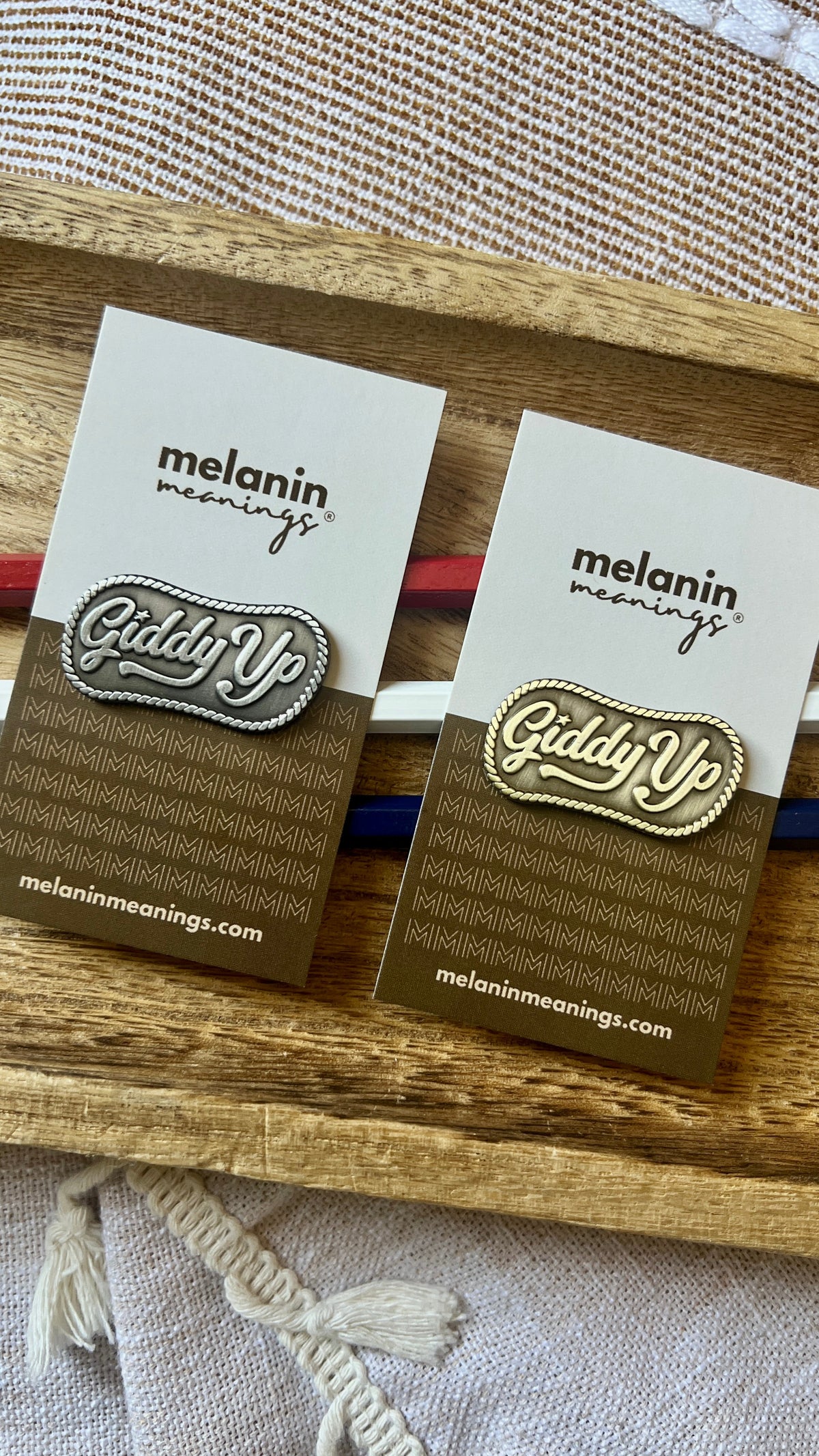 Giddy Up Enamel Pin