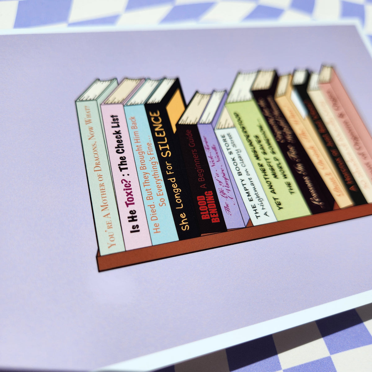 Her Bookshelf Print