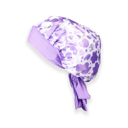 Tie Bonnet | Purple Cow