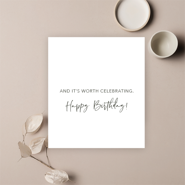 You've Changed (Birthday Card)