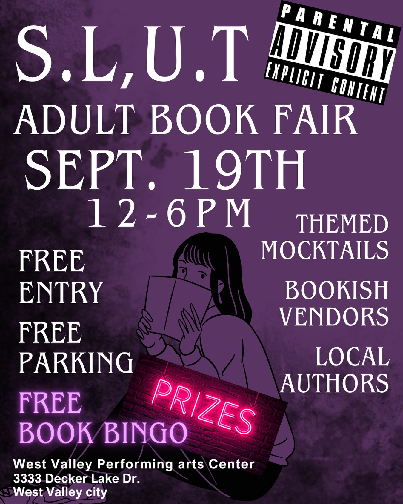 SL,UT Adult Book Fair 💋